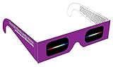 Rainbow Symphony Diffraction Grating Glasses - Linear 1000 Line/Millimeters, Package of 100
