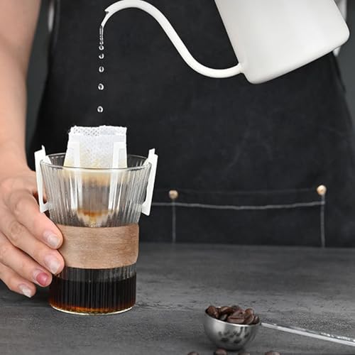 Tetera de cuello de cisne de 350 ml para evitar salpicaduras al verter café 3
