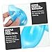 PartyKindom 1Pair Sky Blue Silicone Ear Cover Shields Ear Protection Tool for Hair Dyeing Reusable Ear Protectors for Hair Salon Home Use