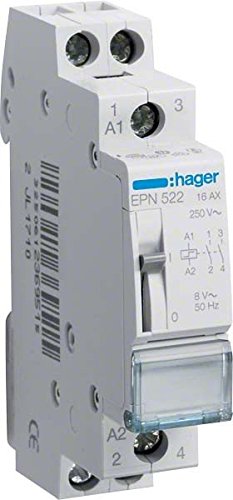 Hager Interruptor de sobrecorriente EPN522 2 Cierres 8 V/AC 16 A 1 unidad