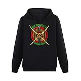 Sudadera con capucha personalizada con imán de monstruo, unisex, de manga larga, con bolsillo, color negro, Negro, 3XL