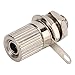 2 Pcs 4mm Current Terminal, M6 Thread Jack Terminal Nickel Plated Brass Grounding Post, Banana Socket Connector, for Electronic Instruments, Industrial Equipment