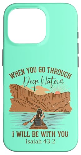 When You Go Through Deep Waters Isaiah 43:2 ���g�� �N���X�`���� �X�}�z�P�[�X iPhone 16 Pro �p