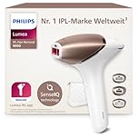 Philips Lumea IPL 9000 Series Haarentfernungsgerät mit SenseIQ Technologie – Alternative zur Laserhaarentfernung – 3 Aufsätze für Körper, Gesicht & Präzisionsbereiche, kabellos (BRI955/00)