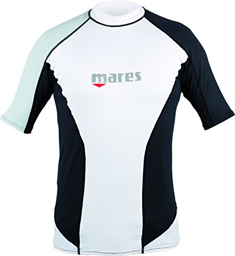 Mares Tuta da Sub da Uomo Rash Guard Short Sleeve