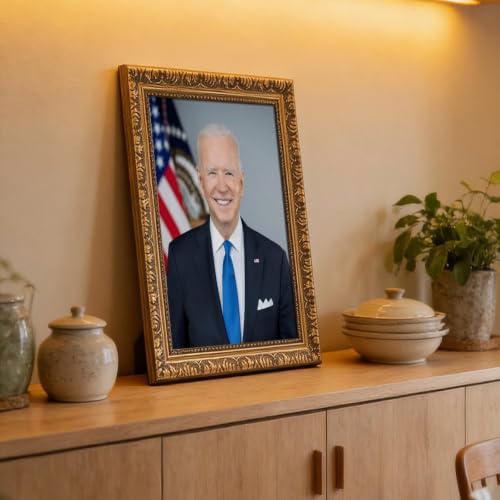 Impression sur toile de Joseph Biden grand format 50x75 cm pour décoration murale