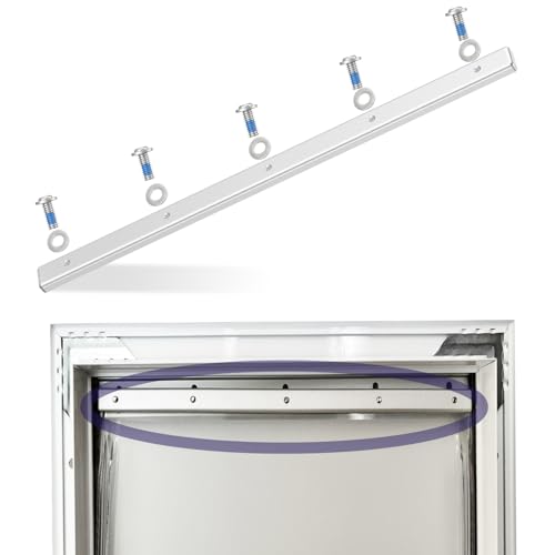 1Pcs PAC11-11039 Replacement Bracket for PetSafe Pet Door Replacement Flaps - Aluminium Alloy Doggie Door Flap Bracket - Easy Installation with Screws (Large)