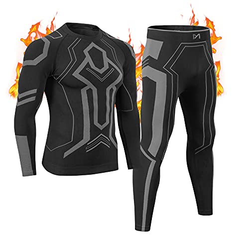 Sous-vêtements thermiques homme base layer set respirant et anti-humidité