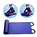 Veesper Sledge Snow Carpet Sled Plastic Sledge Roll Up Flying Carpet Sled, Lightweight Snow Sledge Portable Snow Rolling Slider for Children Adult, 53x18 Inches (Blue)