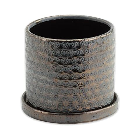 6" Copper/Patina Pot by Napco Imports Cover