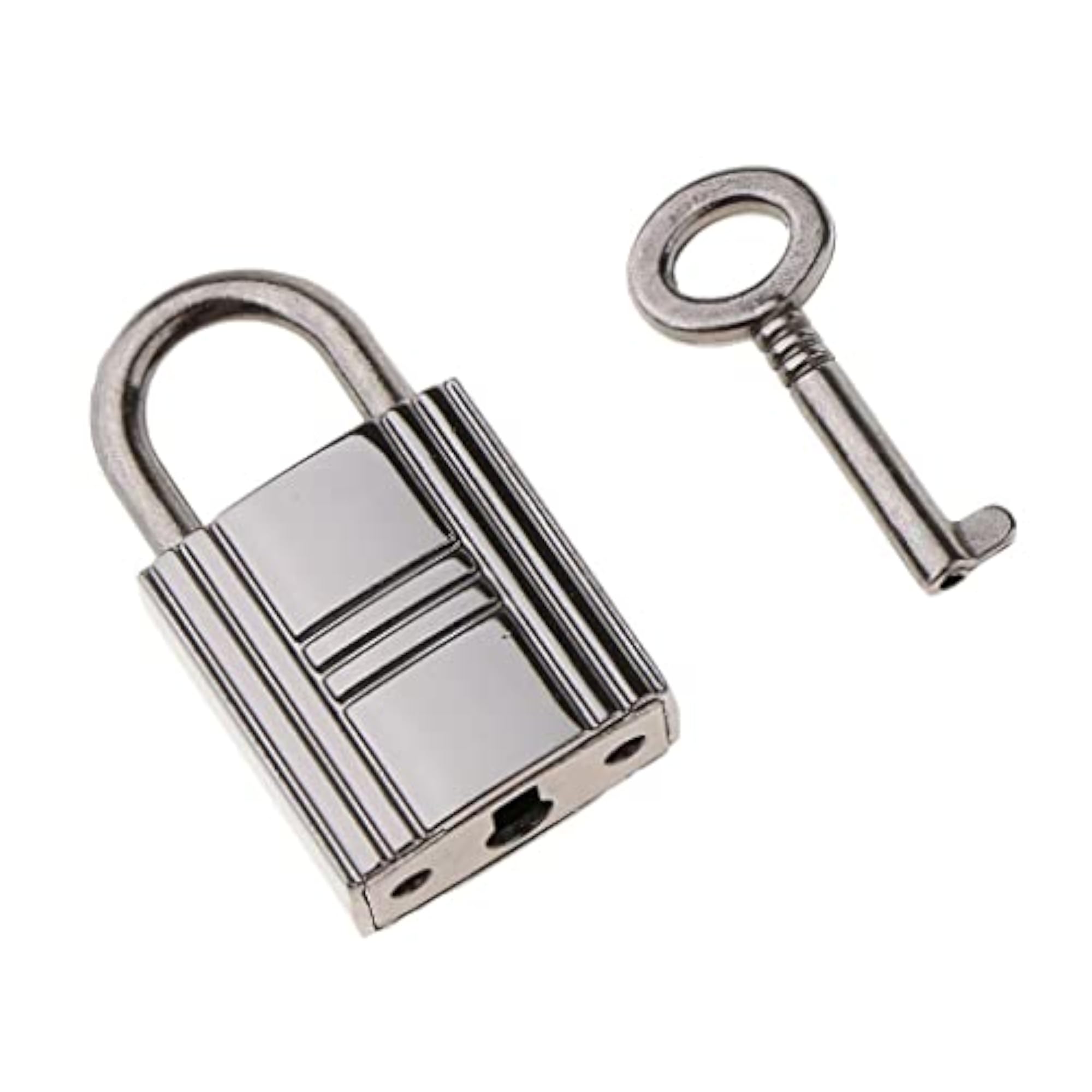 Cute Security Travel Lock with Key, Greyish Black