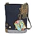 Chala Women Handbag Patch Crossbody - Flip Flop - Denim