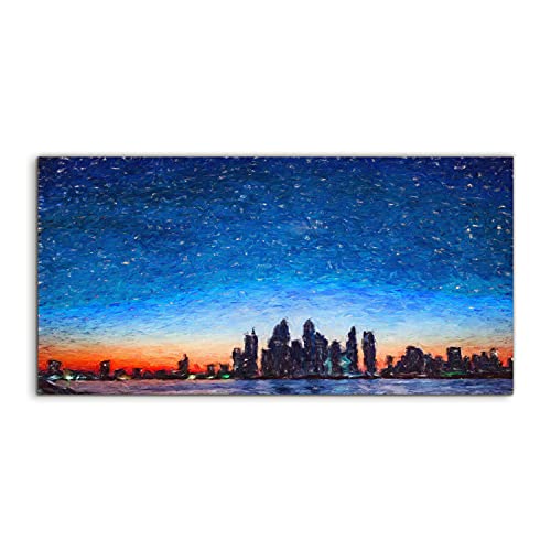 Tableau acrylique 120x60cm pour habiller un grand mur vide de salon