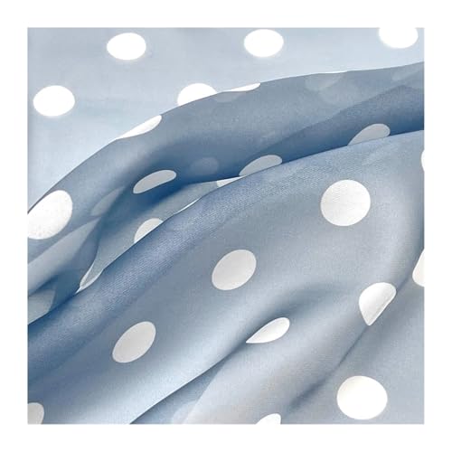 Organza transparent tissu à pois bleu pour donner du volume aux robes