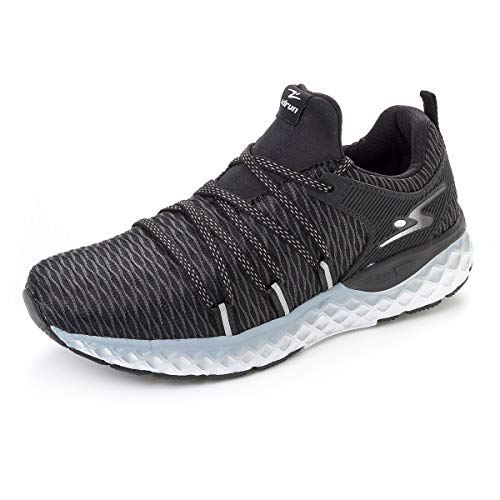 Tênis Esportivo Adrun Evafloat 7807m Cor:Preto/Cinza;Tamanho:34;Gênero:Masculino