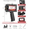 127T1 Handheld Inkjet Printer - Portable Handheld Printer for Text/Logo/QR Code/Barcode/Date/Batch Number/Serial Number, Inkjet Coding Machine for Cardboard/Metal/Plastic/Ceramic/Wood/Fabric