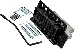 Musiclily Strat Guitar Tremolo Bridge for Fender Stratocaster, Black