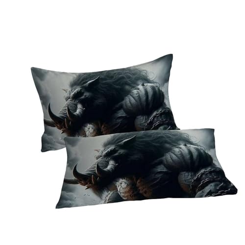 Housse de couette King Sanglier microfibre animaux lit 2 personnes zip - 7