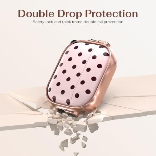 Image of for AirPods Pro 3rd Case with Lock, Magsafe Compatible,Pink Polka Dot