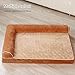 Ywmsfl Ergonomic Dog Sofa with Neck Rolls Dog Couch Bed Eggs Foams Cushioning Pet Bed Easy Maintenances Cats Dog Sleep Bedding
