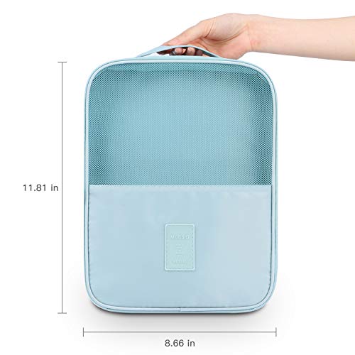 Shoe Bags for Women,Mossio Sports Shoe Storage Luggage Organizer Sky Blue - Thumbnail 2