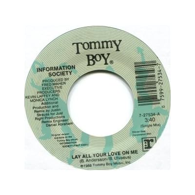 lay all your love on me / funky on 45 45 rpm single