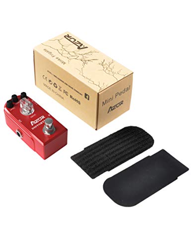 AZOR Pédale d’effet de guitare vintage avec True Bypass Classic en alliage d’aluminium Rouge - Les Beatles, Paul McCartney, John Lennon, RIngo Starr, George Harrison AZOR Pédale d'effet de guitare vintage avec True Bypass Classic en alliage d'aluminium Rouge – Image 7