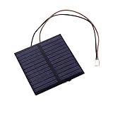 Electronic Spices 55 x 55 Mini Solar Panel 4V 100MH Wire Attached For Diy Projects kit toys Pack of 1