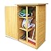 HABAU Gartenschrank Flachdach, 3103, 75 x 56 x 117 cm, mit 2 Regalböden