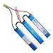 Produktbild OpTacs Airsoft Akku LIPO 1300mAh 11.1V 25C 3 Ways Split kompatibel mit Mini Tamiya