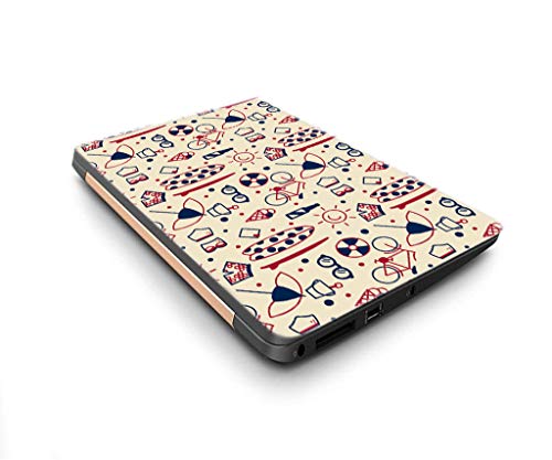 Image of Galaxsia Designer Pattern Vinyl Laptop Skin /Sticker /Cover Compatible for Any Laptop (Hp /Dell /Sony /Acer etc..) Brand Models of Size17 to 17.3 Inches Laptop Or Notebook.