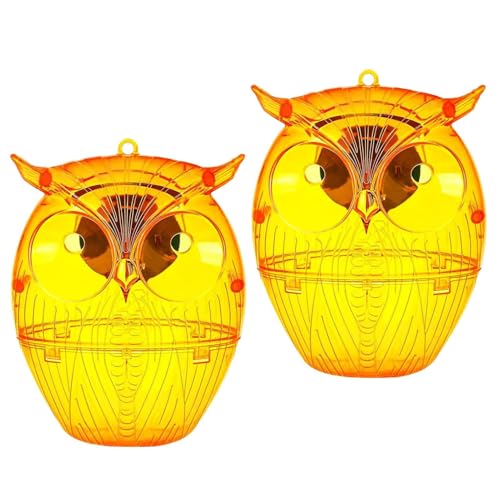 Trappola Per Vespe | Trappole Per da Esterno | 2X Cattura Con Luce LED Riutilizzabile Per Giardino Terrazzo Cortile Fattoria Esterno