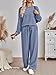 AUTOMET Womens Sweatsuits 2 Piece Lounge Matching Outfits Sweat Sets Tracksuit Travel Sweatshirts Fall Fashion Clothes 2026 Comfy Loungewear Pajamas Soft Pjs Blue M