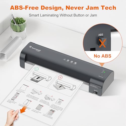 Bonsaii 13 Inch Laminator Machine for 11x17 Paper & A3 Laminating Sheets, Never-Jam Technology, 3 Heat Settings, NTC Control - Plastifieuse Thermique for Home, Office, School, L318 image 3