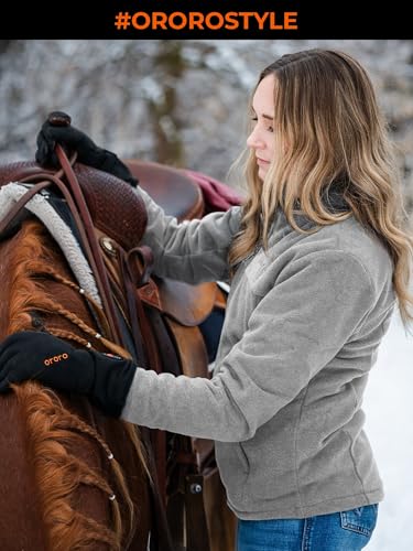 ORORO Heated Fleece Jacket Comfortable Fit