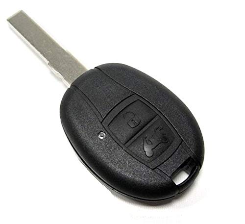 Piaggio Mp3 250 & Piaggio Mp3 400 Two Buttons Ignition Key Blank, Oem Ignition Key For Piaggio Mp3 250 And 400 From 2007 To 2012, Oem Part Number 621306(Batteries Included, Black, One Of Each) #TOP12