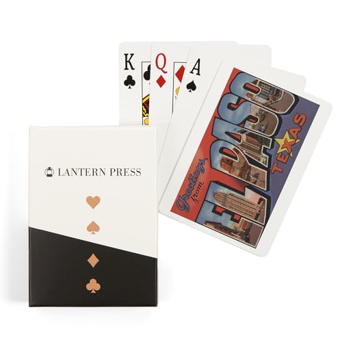 Baraja de Poker Greetings from El Paso, Texas