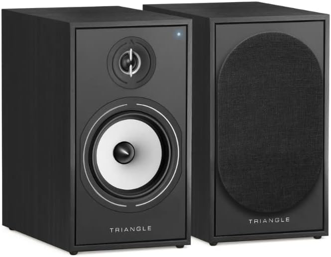 Triangle Borea Active BR03 BT Wireless Bluetooth Bookshelf Speaker (Black)