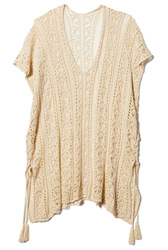 Jeasona Women’s Bathing Suit Cover Up for Beach Pool Swimwear Crochet Dress4