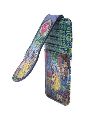 Image of Disney Card Holder Women Slim Wallet Belle Beauty and Beast