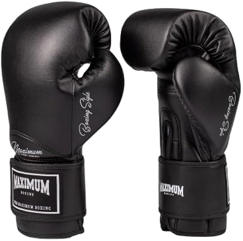 Luva De Boxe E Muay Thai Maximum Classic Black 14OZ