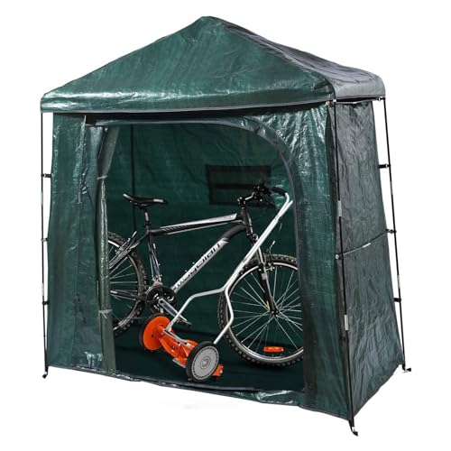 Abri de rangement pour vélos d'extérieur, tente de rangement pour vélos, support en alliage d'aluminium pour l'extérieur, abri de rangement pour vélos, housse de protection pour vélos, outils de jar
