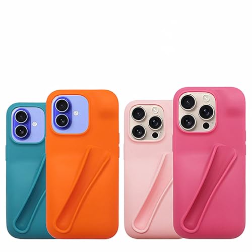 Coque iPhone 16 brillant à lèvres silicone antichoc