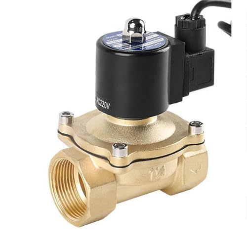 Électrovanne 3/4 120VAC en laiton normalement fermée pour contrôle d'eau