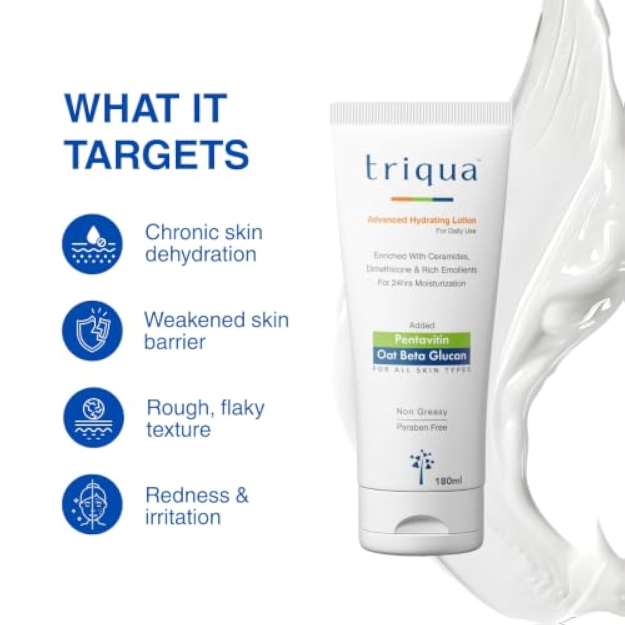 Triqua Advanced Hydrating Lotion with Ceramides, 100ml