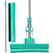 Produktbild Green Mop Set 40-01 - Green Mop 40 cm + Stiel + Ersatzschwammm - Doppelwringer Mop saugstarker WischMop PVA Bodenwischer