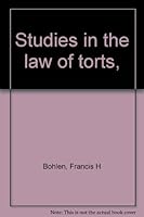 Studies in the Law of Torts B0006AJSG6 Book Cover
