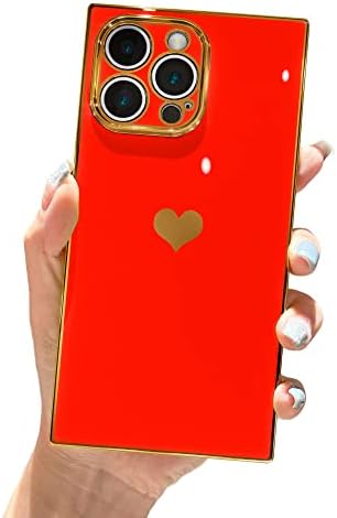 Tzomsze Cute Case Compatible with iPhone 13 Pro Max, Luxury Plating Edge Bumper Case, Full Camera Lens Protection & Shockproof Reinforced Corners Cover for iPhone 13 Pro Max 6.7-Inch (Candy Black)