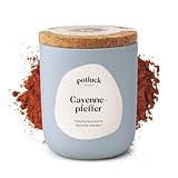 Potluck | Cayennepfeffer | Reingewürz im Keramiktopf | 65 g | Vegan, glutenfrei...