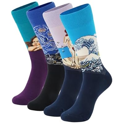 BONANGEL Calcetines Hombre Divertidos Calcetines Graciosos de Algodón con Dibujos Estampados Regalo Original Hombre | Ya disponible en tu tienda friki favorita! En mundofriki.es!